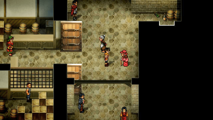 Find Taki in the Barracks or Library