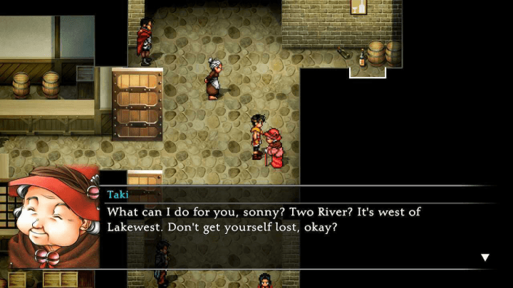 Suikoden II - Recieve Story Hints from Taki