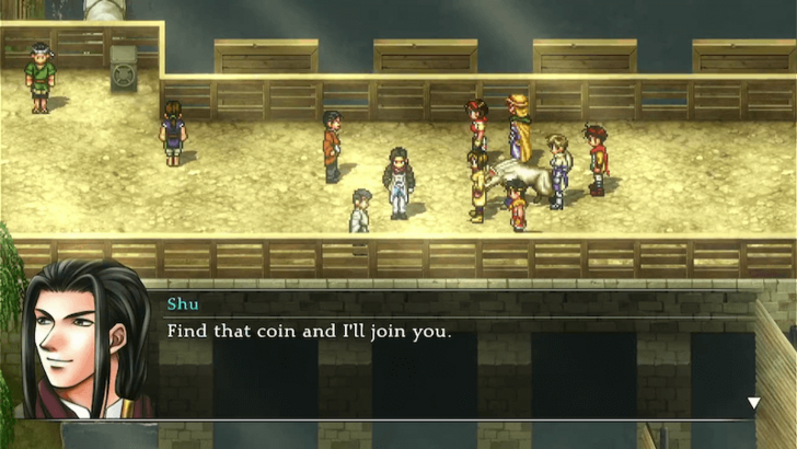 Suikoden 2 - Meet Shu at the Bridge