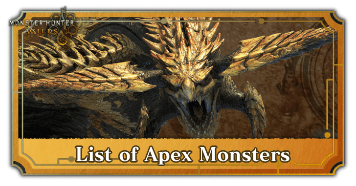 List of Apex Monsters