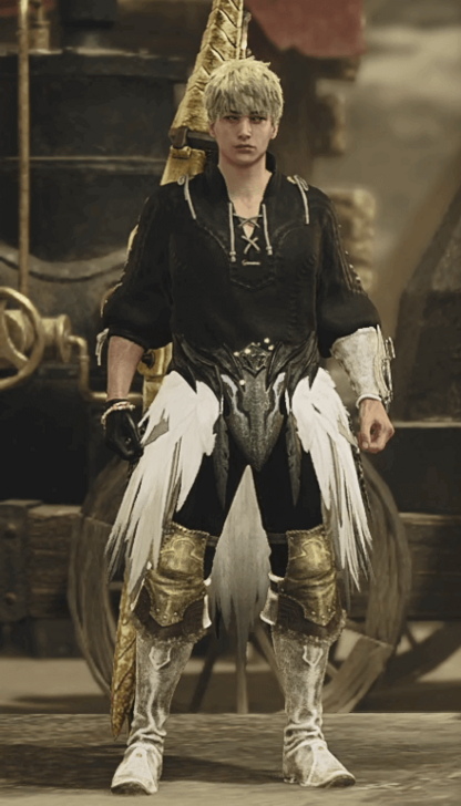 Monster Hunter Wilds - Male Guardian Seikret α Set