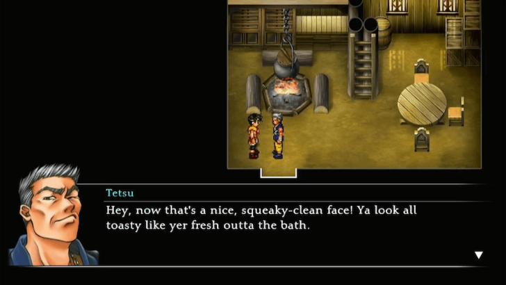 Suikoden 2 - Talk to Tetsu