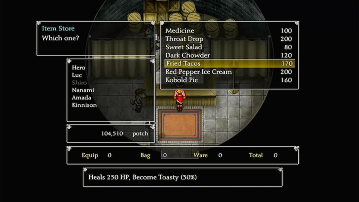 Suikoden 2 - Fried Tacos