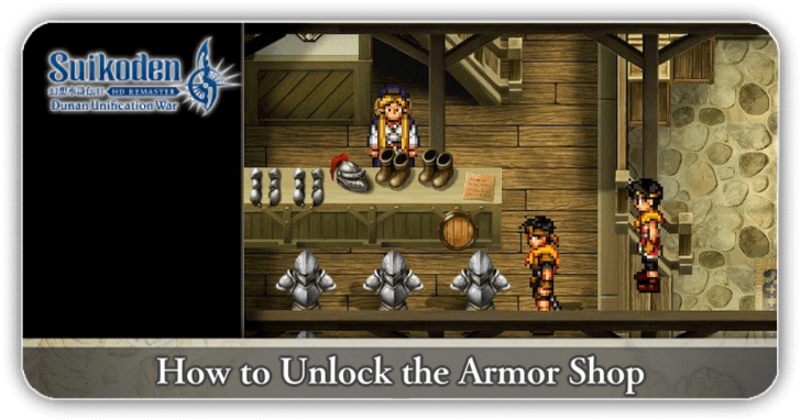 Suikoden II - How to Unlock Armor Shop