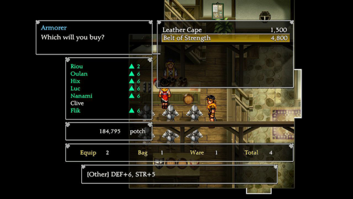 Suikoden II - Buy Armor