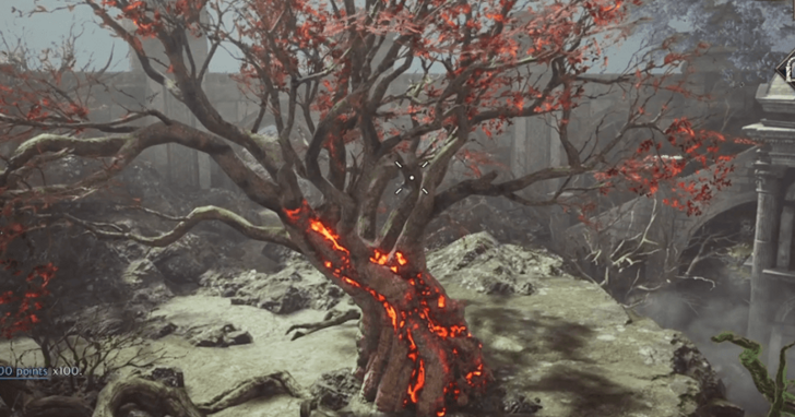 Throne and Liberty - World Tree and Red Fog Burning Tree