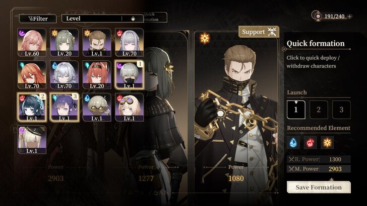 Change Party Formation