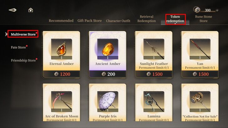 Purchase Weapons and Attunement Items