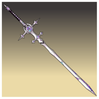 Oracle Stained Glass Claymore Icon - Black Beacon