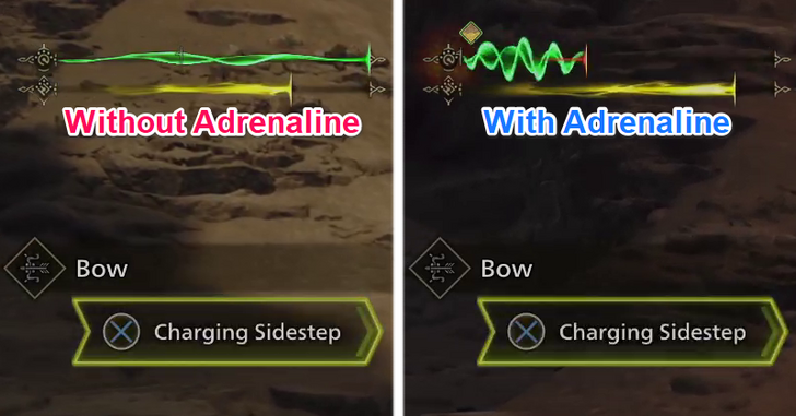 Adrenaline Stamina Reduction