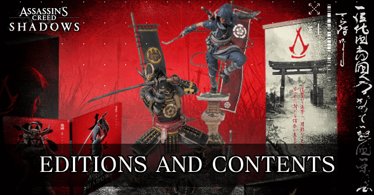 AC Shadows - Editions and Contents