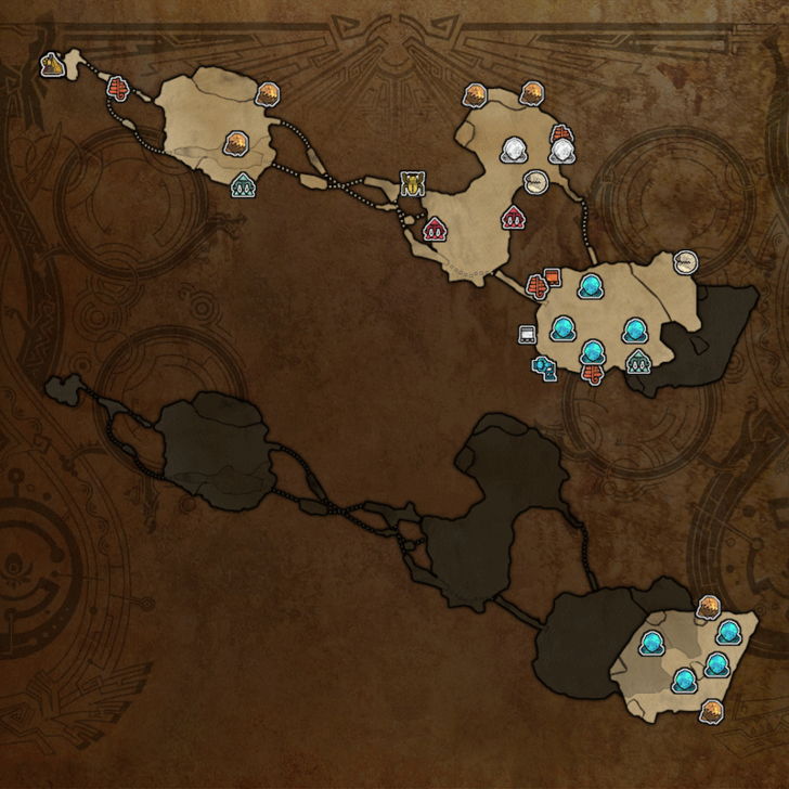 Rimechain Peak Simple Map