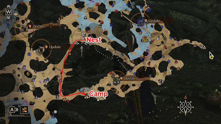 Wyvern Egg Delivery Route