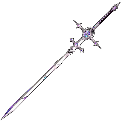 Oracle Stained Glass Claymore Icon - Black Beacon