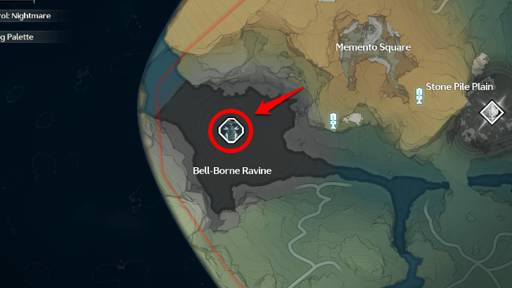 Bell-borne Geochelone Location