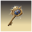 Time-Seeking Key Icon - Black Beacon