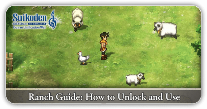 Suikoden II - Ranch Guide How to Unlock and Use