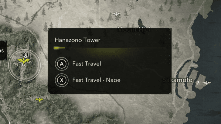 Switch characters through fast travel