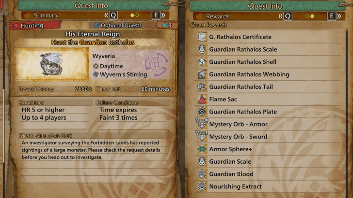 His Eternal Reign Quest Rewards