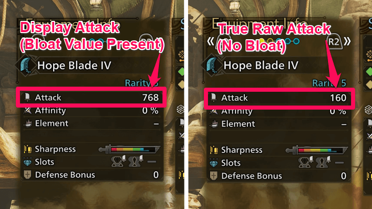 Display Versus True Raw