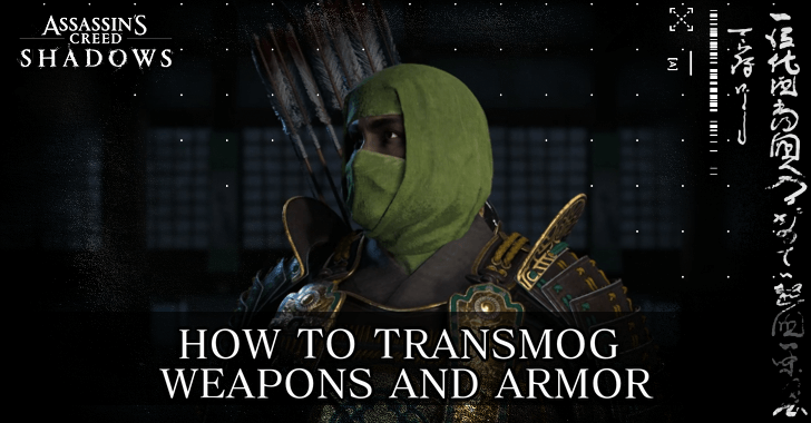 AC Shadows - How to Transmog Weapons and Armor