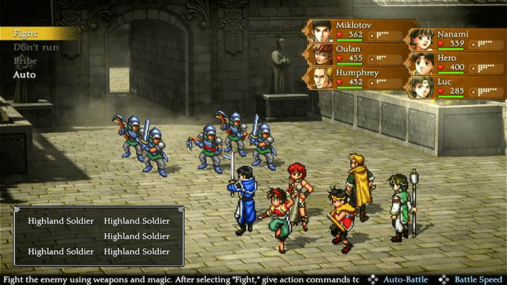 Suikoden 2 - Highland Soldiers Battle