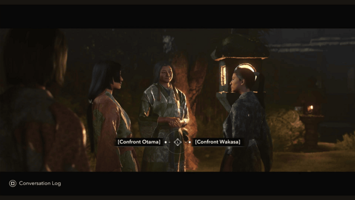 Confront Wakasa or Otama