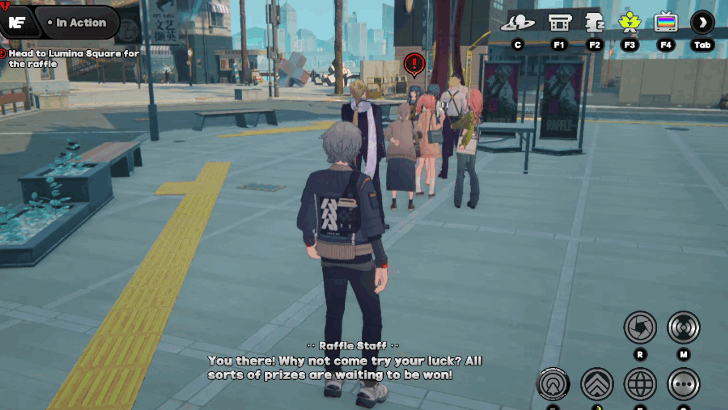 Head to Lumina Square for the Raffle