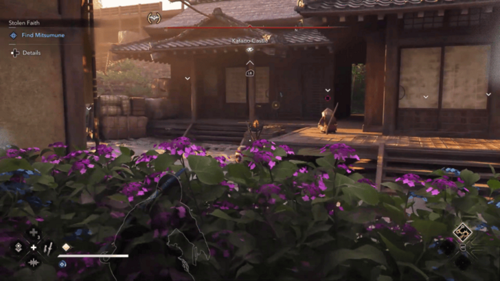 Katano Castle Kura Key overworld location