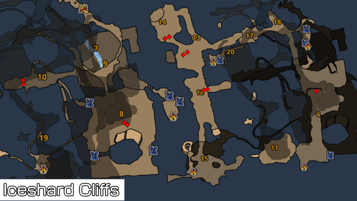 Iceshard Cliffs Blango Spawn Locations