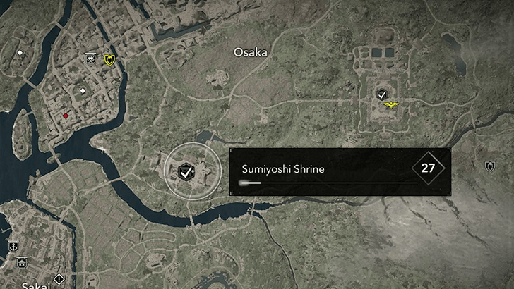 Sumiyoshi Shrine Map Location