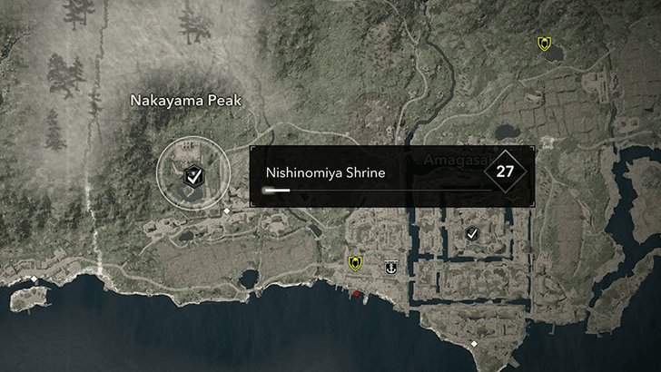 Nishinomiya Shrine Map Location