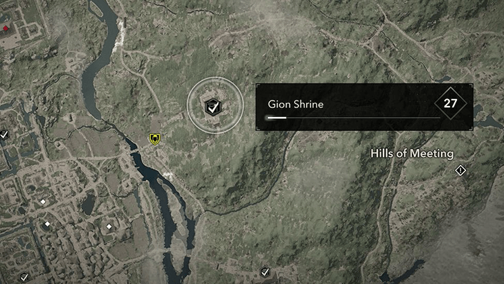 Gion Shrine Map Location