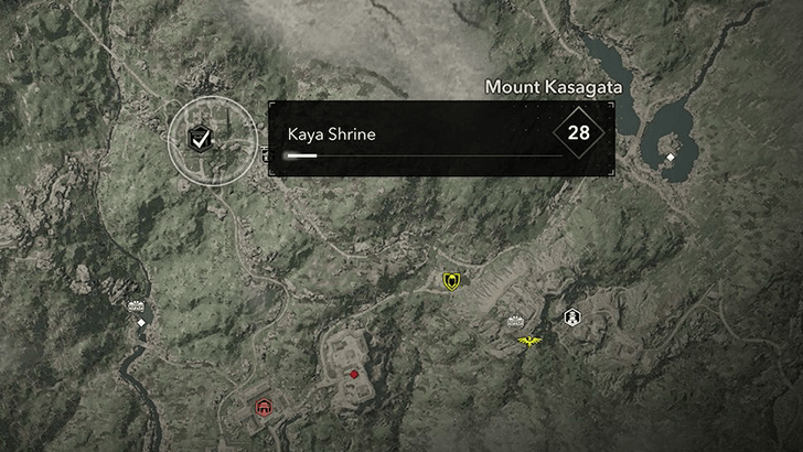 Kaya Shrine Map Location