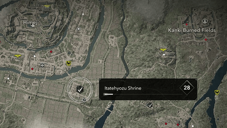 Itatehyozu Shrine Map Location