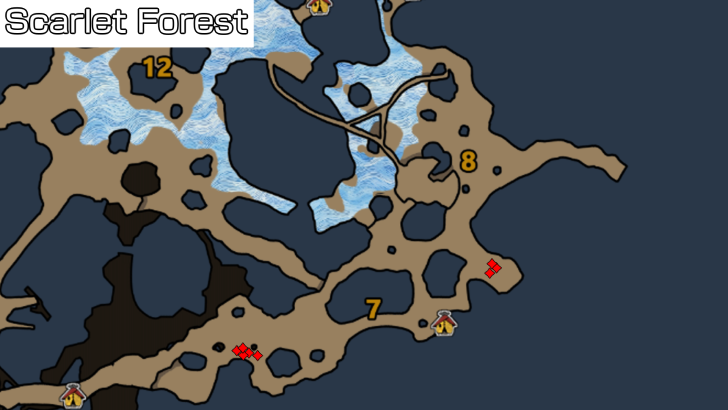 Scarlet Forest Conga Spawn Locations