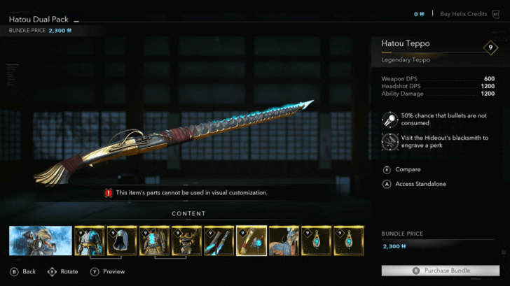 AC Shadows Hatou Teppo Location in DLC