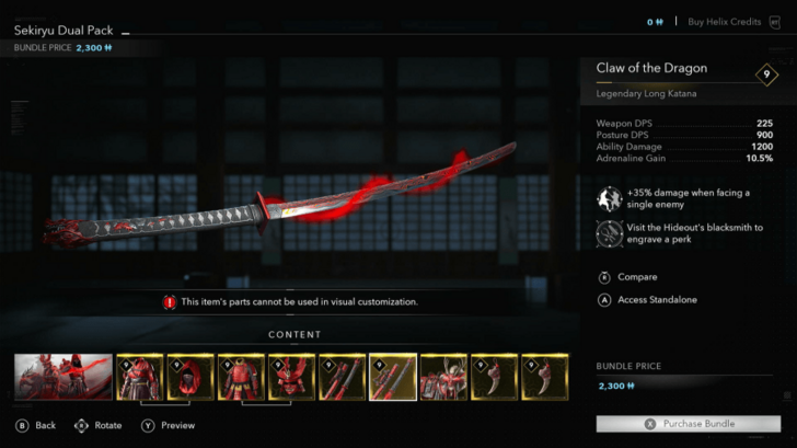 AC Shadows Claw of the Dragon Location in DLC