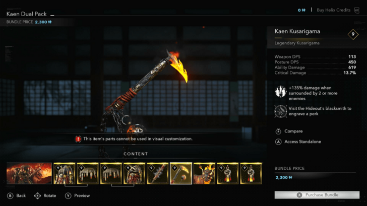 AC Shadows Kaen Kusarigama Location in DLC