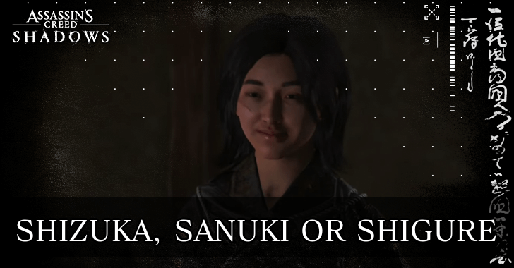 AC Shadows - Shizuka, Sanuki or Shigure