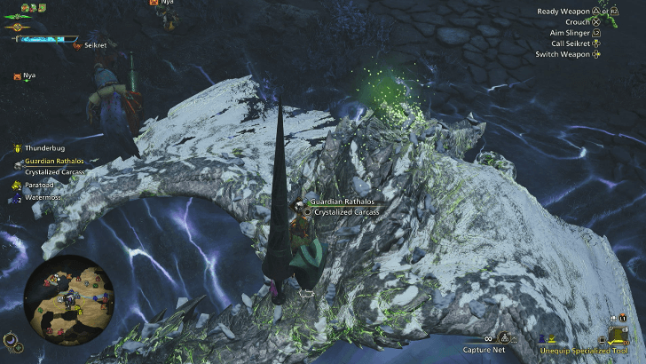 Carve Crystalized Guardian Corpse