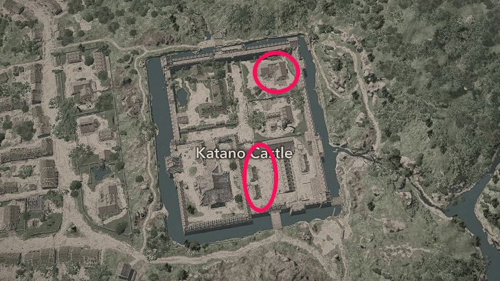 Katano Castle Samurai Dasiho Locations