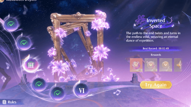 Clear Stage 3 of Illusibloom Depths