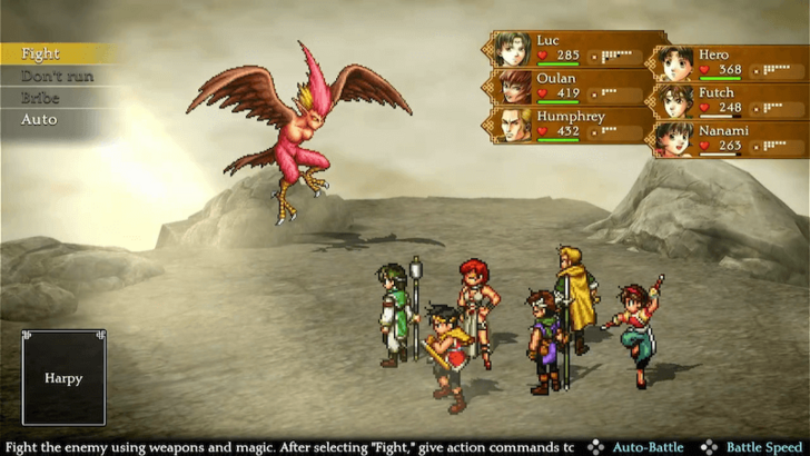 Suikoden 2 - Harpy Boss Fight