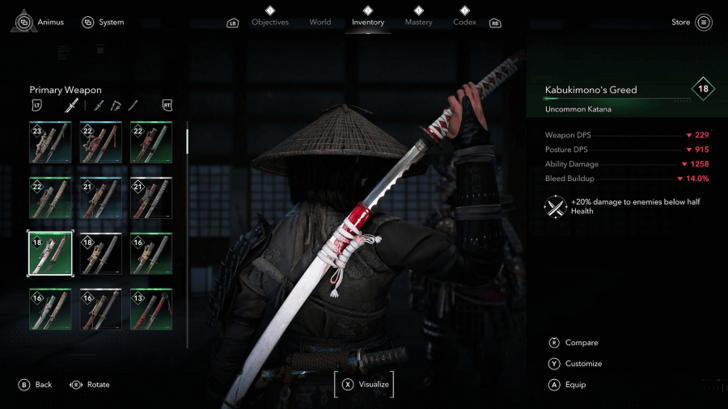 AC Shadows Selling Weapons