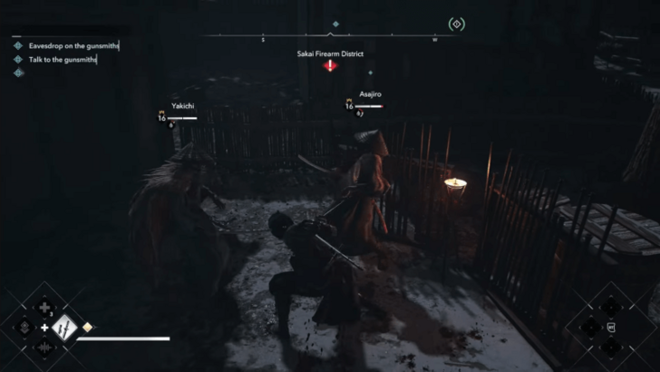 Fighting Asajiro and Yakichi