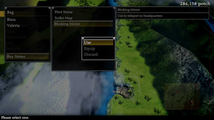 Suikoden II - The Blinking Mirror Teleports You to Headquarters