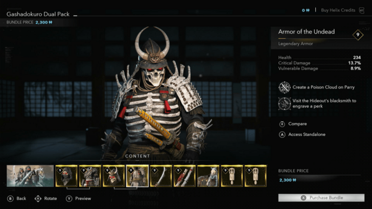 AC Shadows Armor of the Undead Location in DLC