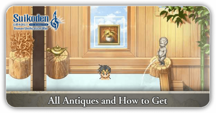 Suikoden II - All Antiques and How to Get