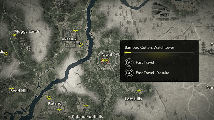 Bamboo Cutters Watchtower Map Location